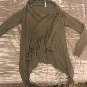 Wrap Around Olive Sweater